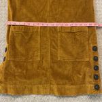 Madewell  Brown Corduroy V-Neck Mini Dress Photo 10