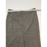 H&M Hennes Taupe Black Tweed Pleated Wool Blend Pencil Shirt Sz 8 Women Photo 5