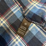 Earl Jeans Blue Plaid Button Down Shirt Size XL Photo 4