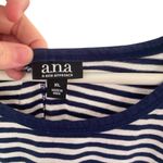 a.n.a  XL striped short sleeve tshirt dress blue white Photo 1