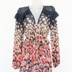 Farm Rio Farm Rio Womens Dress Sz S Rainbow Garden Maxi Sheer Fairy Grunge Dark Romantic Photo 2