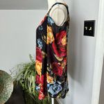 Show Me Your Mumu  Sheer Cold Shoulder‎ Floral Rose Tunic Blouse Bell Sleeves Sm Photo 1