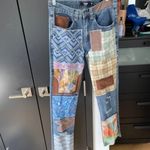 Jaded London Reworked Patchwork Bootcut Jeans In Multicolor by Jaded Ldn Photo 2