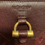 YSL Muse Deep Purple Leather Zippy Wallet EUC Photo 1