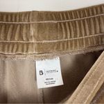 Buffbunny Collection Velvet Disco Shorts Tan Size M Photo 3