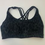 Victoria's Secret Victoria’s Secret Black Leopard Print Lounge Bra Photo 3