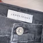 James Jeans  Dark Gray Lace-Up Denim Shorts Photo 3