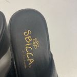 sbicca SIBICCA Of California Women’s Wooden Heel Studded Braided Black Clogs Size 8 Photo 9