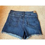 American Eagle   Denim Shorts Medium Wash Next Level‎ Stretch Midi Size 16 Photo 1