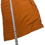 For Cynthia  Women’s Linen Button Dress Sleeveless Asymmetrical Orange Dress Sz S Photo 5