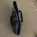 Justin Kraft Wool/Nylon Geometric/ Aztec Print Tote Bag Black Photo 9