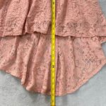 City Studio Lace Dress High Low Pink Party Cocktail Dress Size 3 Coktail/Party Photo 7