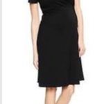Duo Maternity Dress Size Medium Black Short Sleeve Photo 1