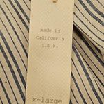 đź’•FRESH LAUNDRYđź’• 100% Linen Cropped Wide Leg Jumpsuit Blue White Stripes XL NWT Photo 7