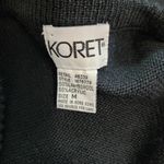 Vintage Koret Black Ribboned Wool Blend Sweater Vest Size Medium Photo 5