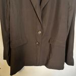 DISSH‎ Karla Oversized Blazer Tencel Linen Black Size 8 Office Tailored menswear Photo 3