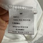 EUC Vine Tree Women’s Ruched Elegant White Mini Dress Size Medium (RN 165440) Photo 11