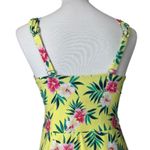 Lands' End Lands’ End Swim Dress Wrap Top Skirt Yellow Tropical Floral Women’s Size 12 Photo 12