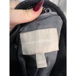 Banana Republic  Women's Black Wool Blend Overcoat Size 0 Petites‎ Photo 5