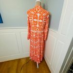 Mare Mare x Anthropologie Lynda Maxi Dress MEDIUM PETITE Tiered Boho Cottage Orange Size undefined Photo 7