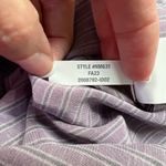 Madewell  The Layton MIDI Slip Skirt Purple Diagonal Striped Photo 7