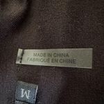 Nic+Zoe  black ruched long sleeved V neck top Photo 6