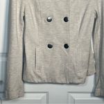 CAbi  Carlie Double Breasted Jacket Sz S Oatmeal Beige Snap Front Photo 2