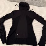 Lululemon  Women’s Dance Studio Jacket Size 4 Black Gray Reversible Hooded Jacket Photo 1