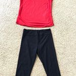 Nike 2 Piece  Dri-Fit Razor Back Athletic Tank Top & Under Armour black pants Photo 0