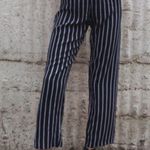 Brandy Melville Striped Blue Navy White Pants Bottoms Photo 7