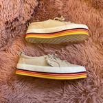 Sperry Crest Vibe Women's Low Platform Leather Sneaker Beige Size 6.5 Photo 1