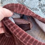 White Stag Vintage  Velvet Corduroy Long Sleeve Top Brown Medium Photo 4