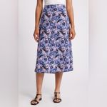 Marine layer  Ryan Slip Midi Skirt in Floral NWT size 14 Photo 3