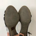 Theory 7.5 Black Patent Leather Peep Toe Heels Photo 6