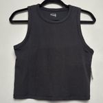 Aerie NWT  OFFLINE Ribbed Tank Top Black Modal Women’s Size L Photo 0