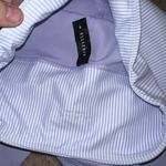 Anthropologie  Allfenix purple mesh cuffed leggings with stripes size medium Photo 3