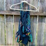 Patrons of Peace  Smocked Halter Peplum Tropical Tank | M Photo 6