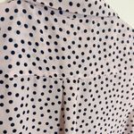 Karl Lagerfeld  Pink Polka Dot Blouse Photo 6