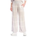 BeachLunchLounge  Pink and White tie-dyed Wide Leg Pants Photo 3