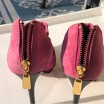 Vintage Buffalo London Pink suede platform booties 7 Photo 4