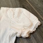 Aerie  white spring Lace Accent Crop Top size small EUC Photo 3