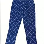 San Soleil Knotical Navy Ladies Small Capri ankle Pants Golf XL Blue Photo 9