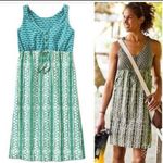 Athleta  Blue Tank Spaghetti Strap Drawstring Mini Casual Dress Photo 13