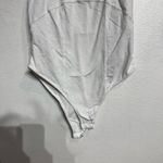 Free People  Intimately White Racerback Bodysuit Sz M Photo 3