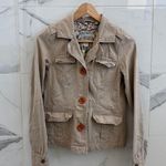 Old Navy Spring 2006 tan utility jacket - size XS - preppy y2k style - EUC Photo 0