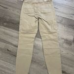 Oat New York NWT High Rise Skinny Ankle Multi Pocket Utility Jean Women Tan Size 28 Photo 1