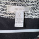 Chico's Women's Striped Tweed Blazer w/ Jeweled Collar Size S Photo 2