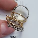 Belk NWT Gold Tone Ring Set Photo 9