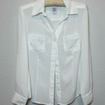 Candie's  white blouse medium  Photo 0
