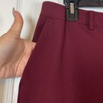 Vince Camuto  Maroon Wide Leg Trouser Pants Size 10 EUC #VEG-0185 Photo 2